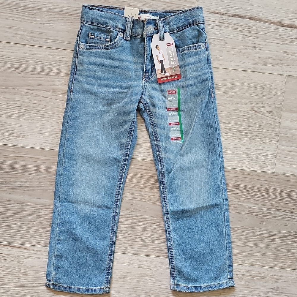Levi's Boys Light Blue Straight Jeans
